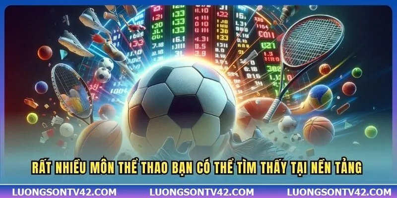 Rất nhiều môn thể thao bạn có thể tìm thấy tại nền tảng 